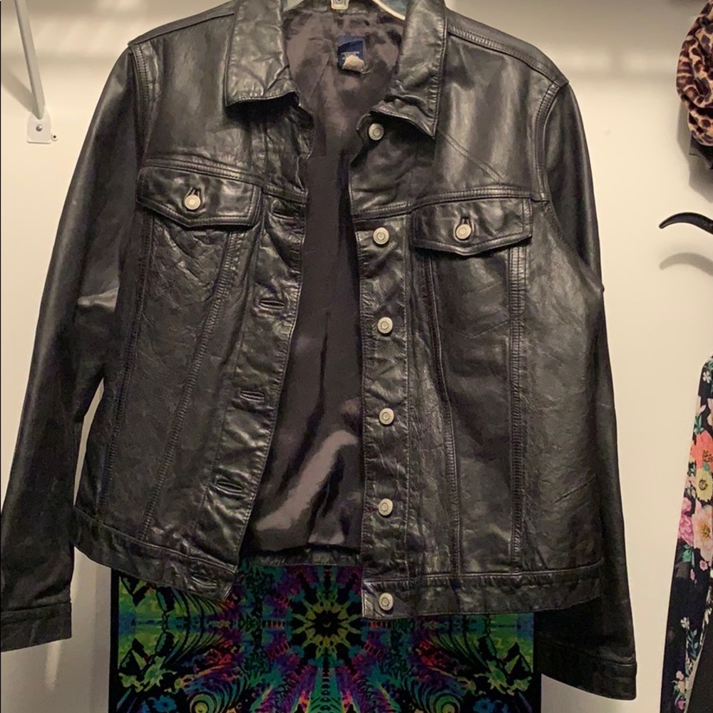 Gap leather jacket